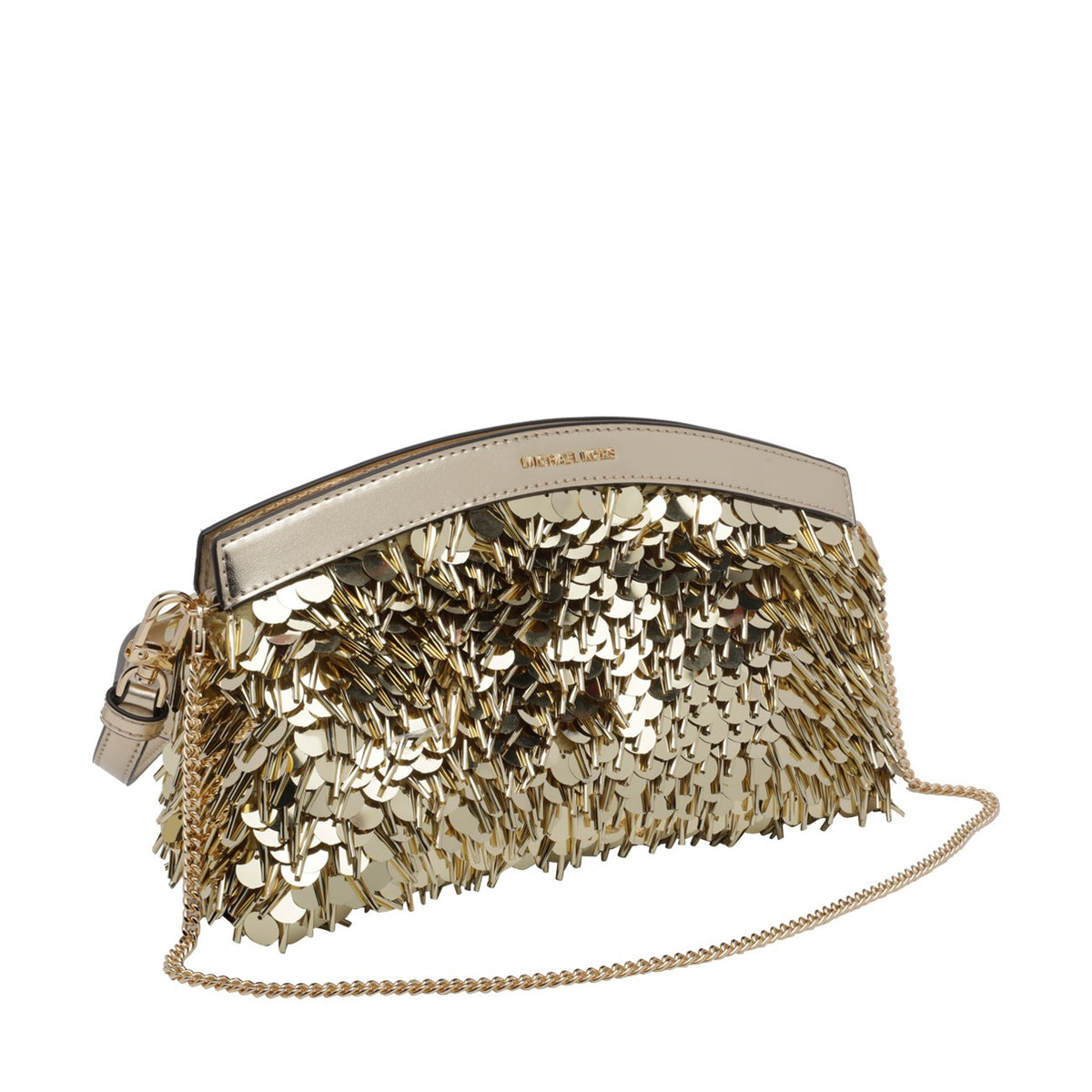 Michael Michael Kors Michael Michael Kors Women Small Athena Convertible Clutch With Metallized Sequines