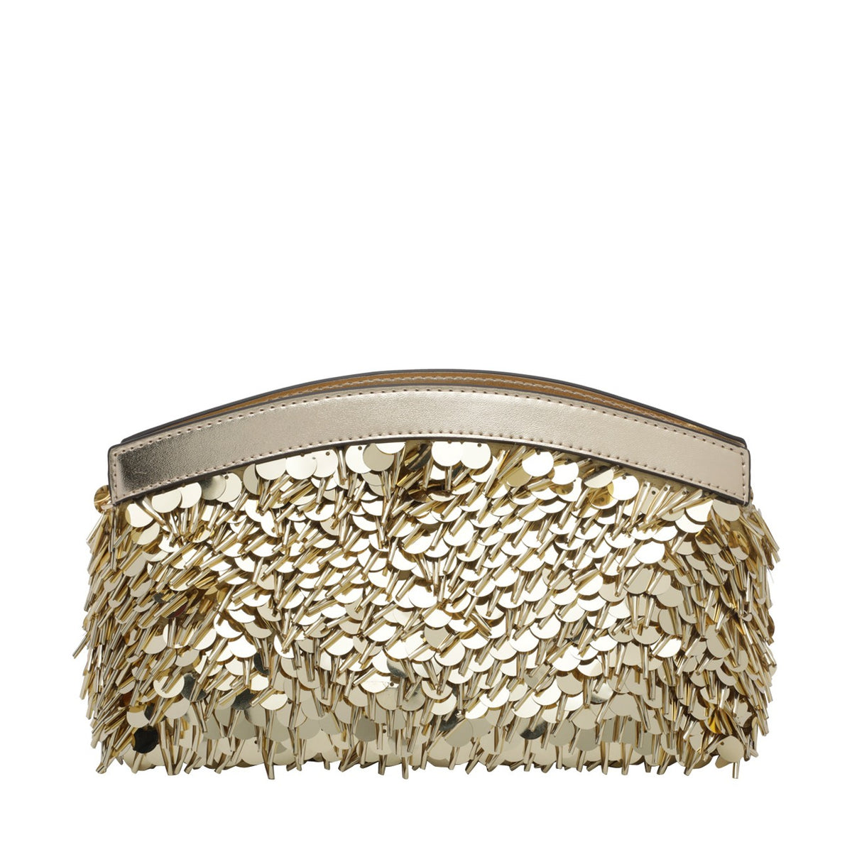 Michael Michael Kors Michael Michael Kors Women Small Athena Convertible Clutch With Metallized Sequines