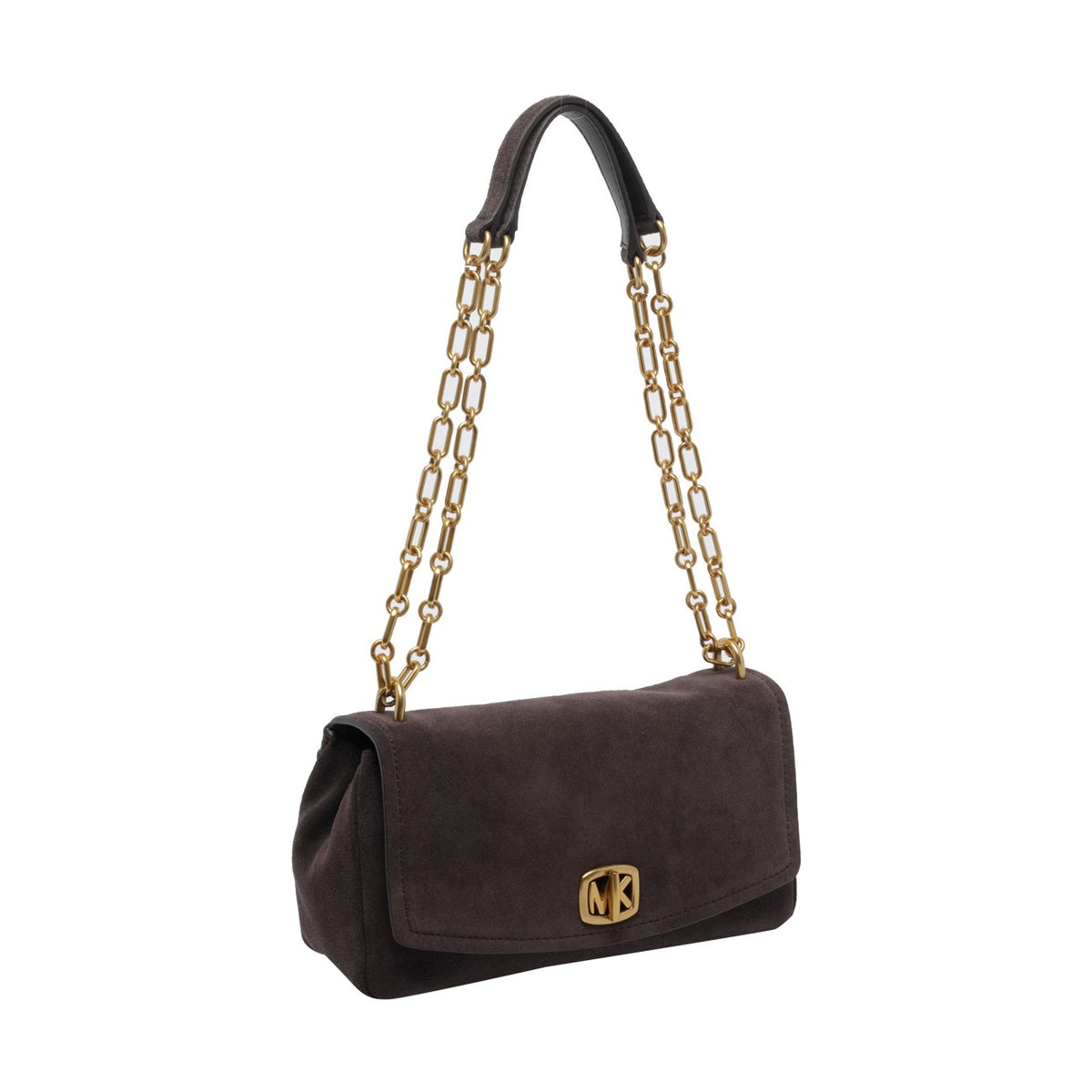 Michael Michael Kors Women Small Bryant Suede Convertible Shoulder Bag