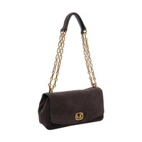 Michael Michael Kors Women Small Bryant Suede Convertible Shoulder Bag
