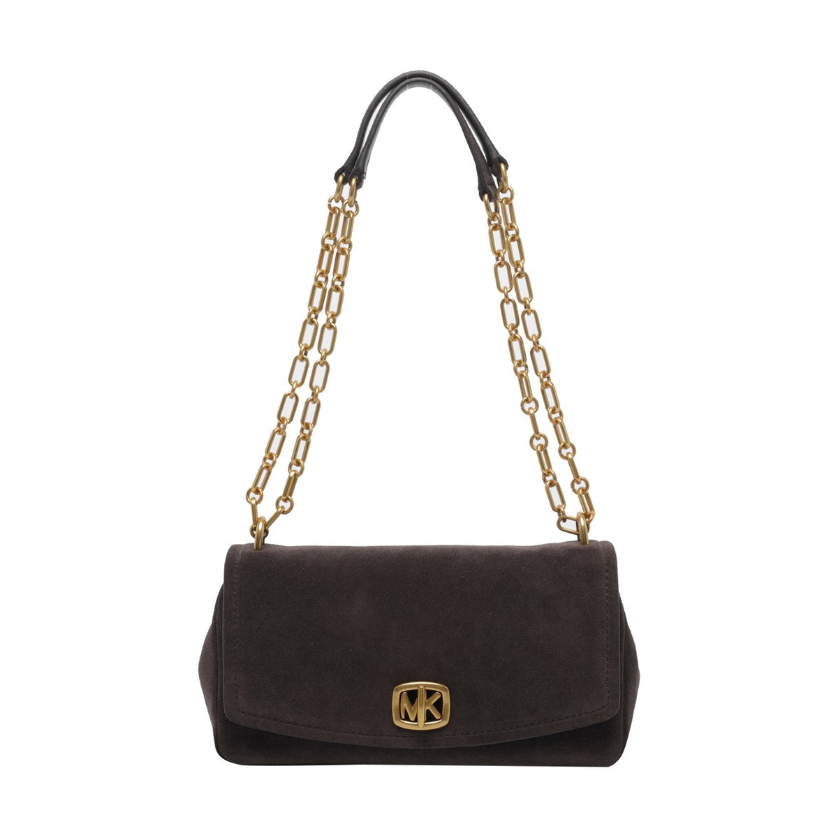 Michael Michael Kors Women Small Bryant Suede Convertible Shoulder Bag