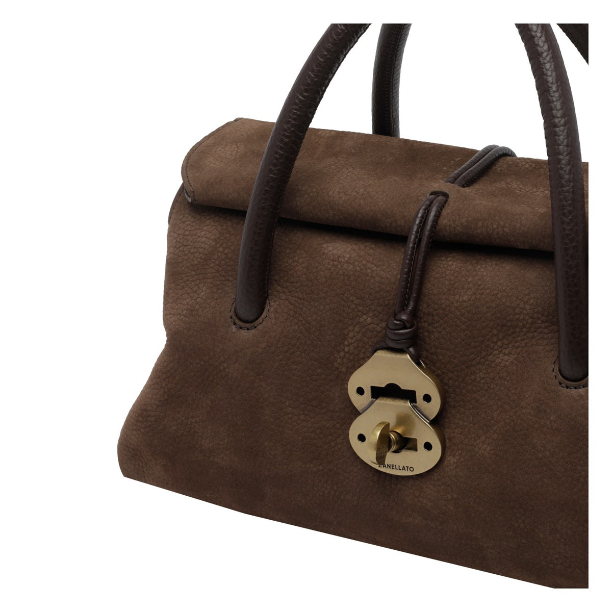 Zanellato Women Small Dotta Nabuk Handbag