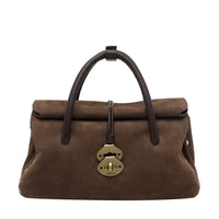 Zanellato Women Small Dotta Nabuk Handbag