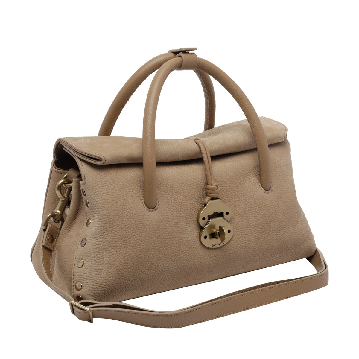 Zanellato Women Small Dotta Nabuk Handbag