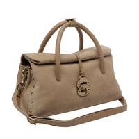 Zanellato Women Small Dotta Nabuk Handbag