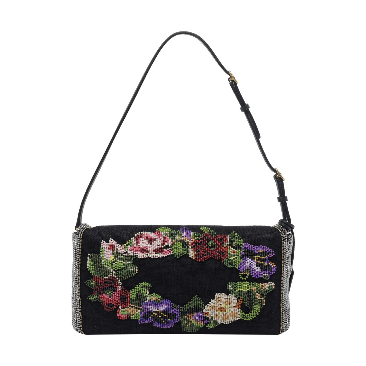 Valentino Garavani Women Small Embroidered Devain Shoulder Bag