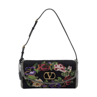 Valentino Garavani Women Small Embroidered Devain Shoulder Bag