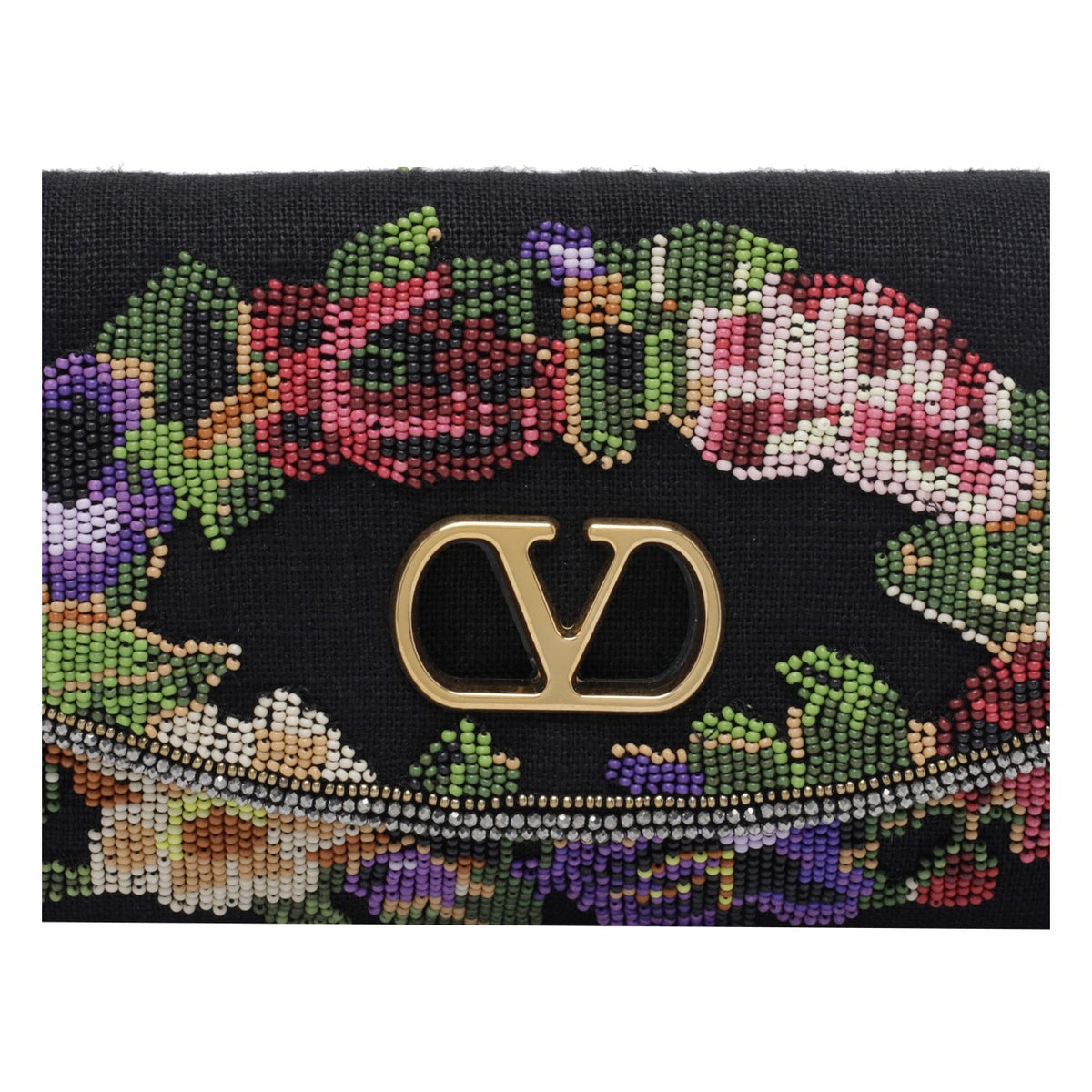 Valentino Garavani Women Small Embroidered Devain Shoulder Bag
