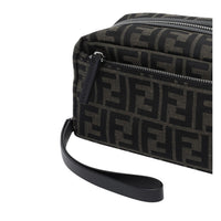 Fendi Men Small Ff Logo Double Zip Beauty Case