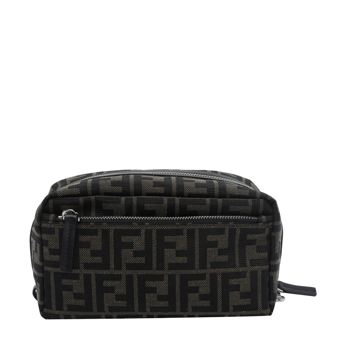 Fendi Men Small Ff Logo Double Zip Beauty Case