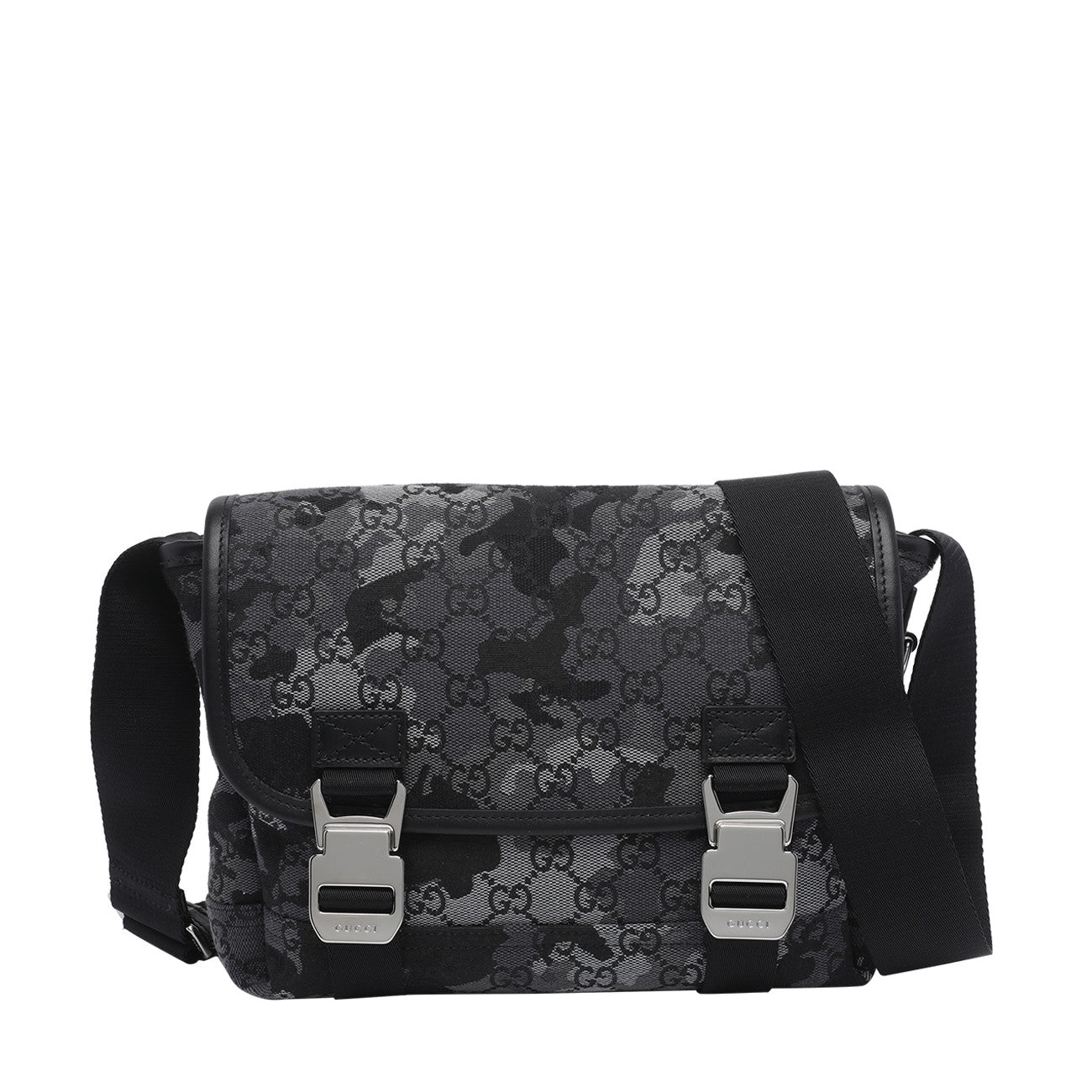 Gucci Men Small Gg Canvas Crossbody Bag