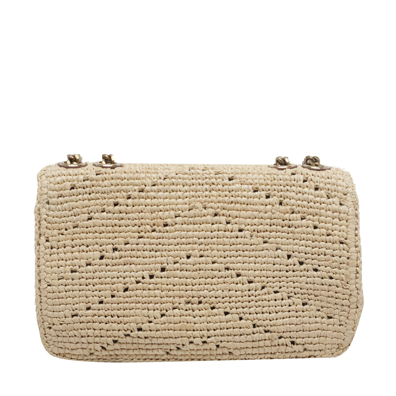 Saint Laurent Saint Laurent Women Small Loulou Raffia Shoulder Bag