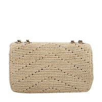 Saint Laurent Saint Laurent Women Small Loulou Raffia Shoulder Bag