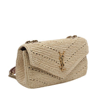 Saint Laurent Saint Laurent Women Small Loulou Raffia Shoulder Bag