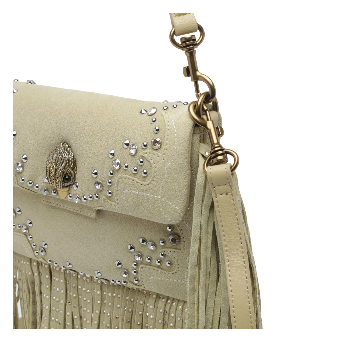 Kurt Geiger Women Small Oxford Fringe Shoulder Bag