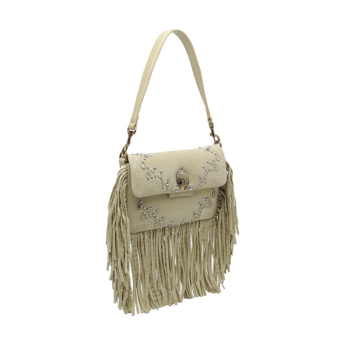 Kurt Geiger Women Small Oxford Fringe Shoulder Bag