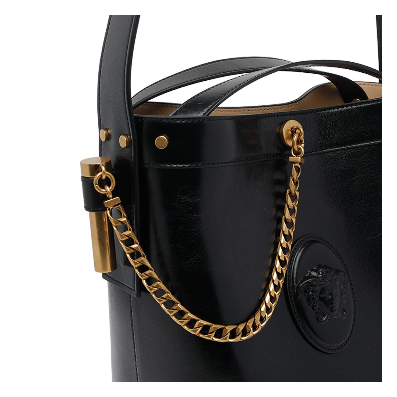 Versace Versace Women Small Pivot Bucket Bag