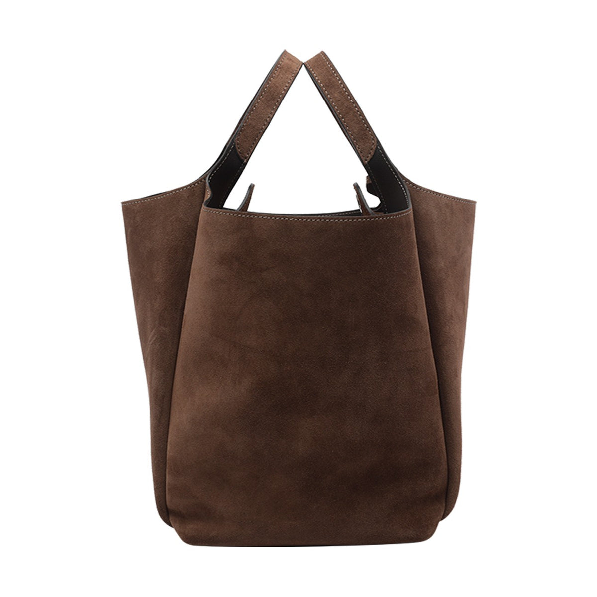 Tod's Tod's Women Small Suede Bucket Bag With T Timeless Charm