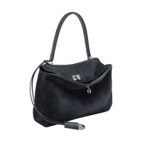 Balenciaga Women Small Suede Rodeo Handbag