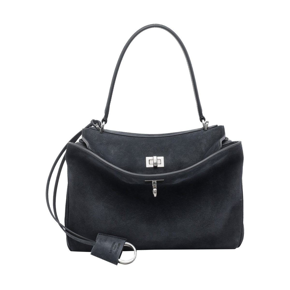 Balenciaga Women Small Suede Rodeo Handbag