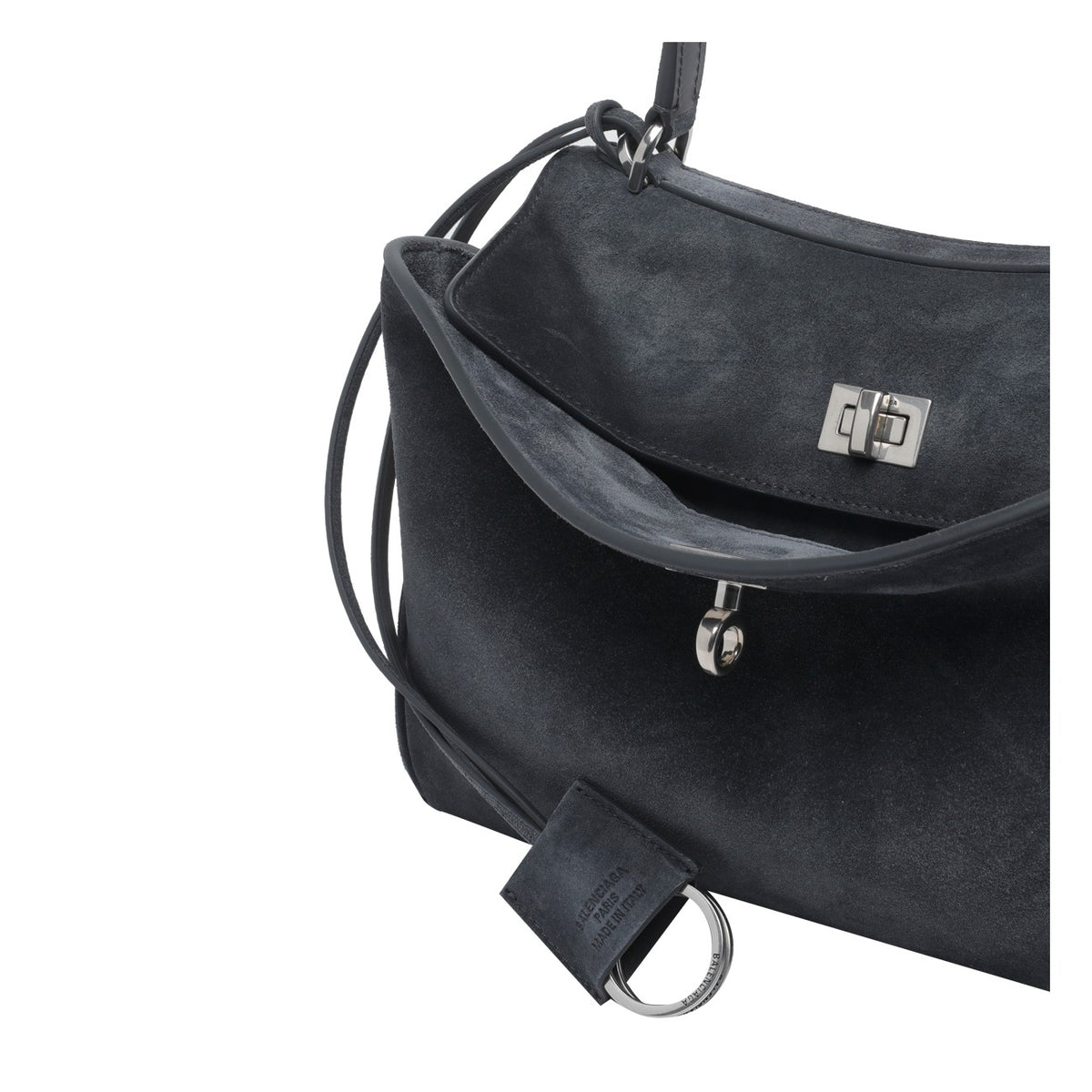 Balenciaga Women Small Suede Rodeo Handbag