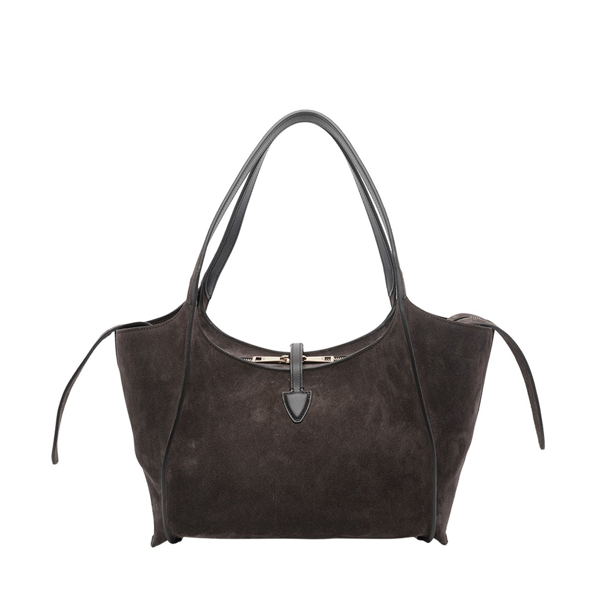 Tod's Women Small Suede T Timeless Shopping Bag