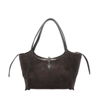Tod's Women Small Suede T Timeless Shopping Bag