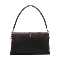 Tod's Tod's Women Small T Timeless Flap Suede Shoulder Bag