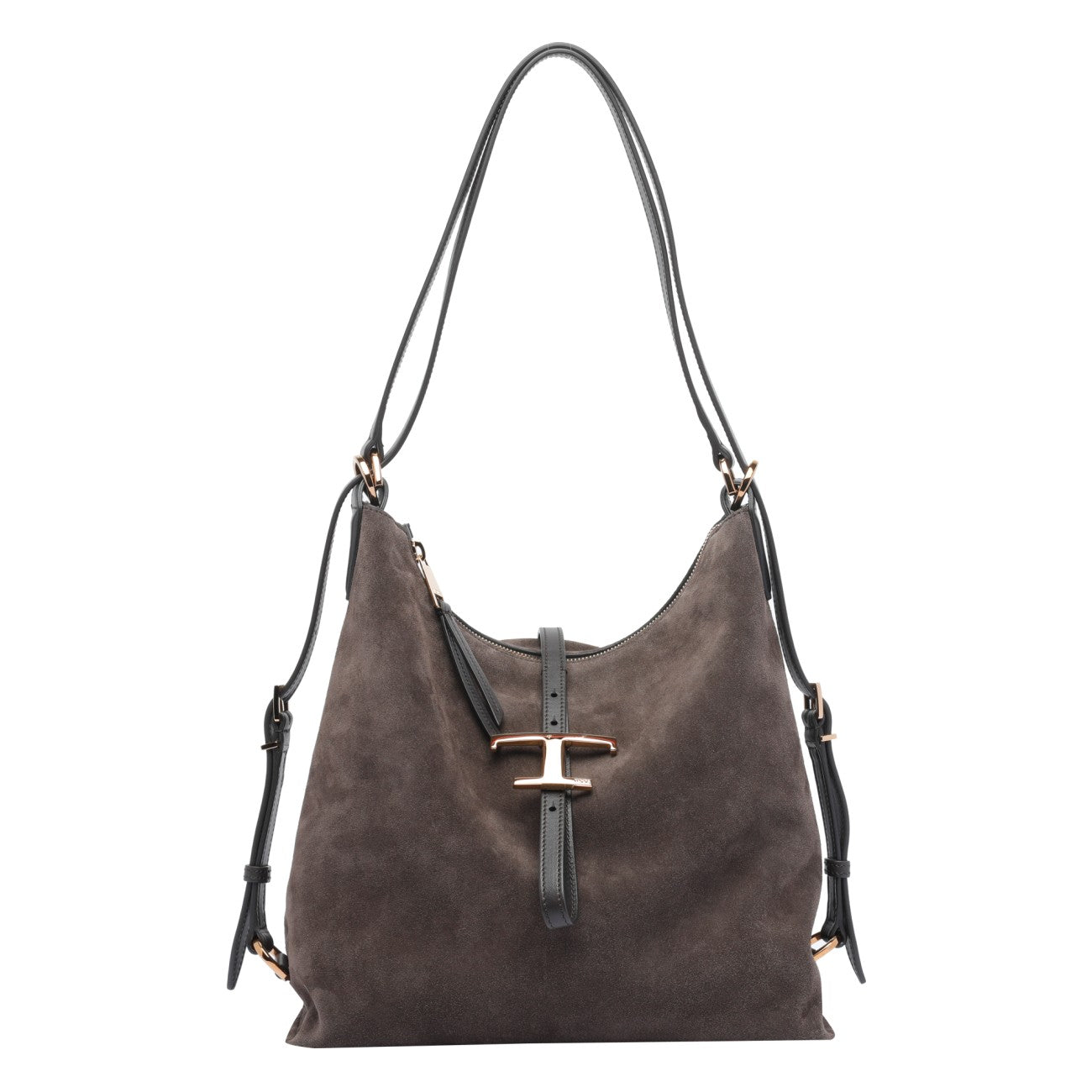 Tod's Tod's Women Small T Timeless Suede Shoulder Bag