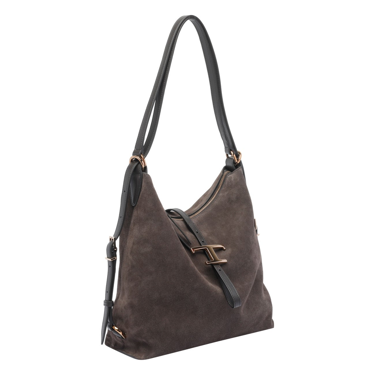 Tod's Tod's Women Small T Timeless Suede Shoulder Bag