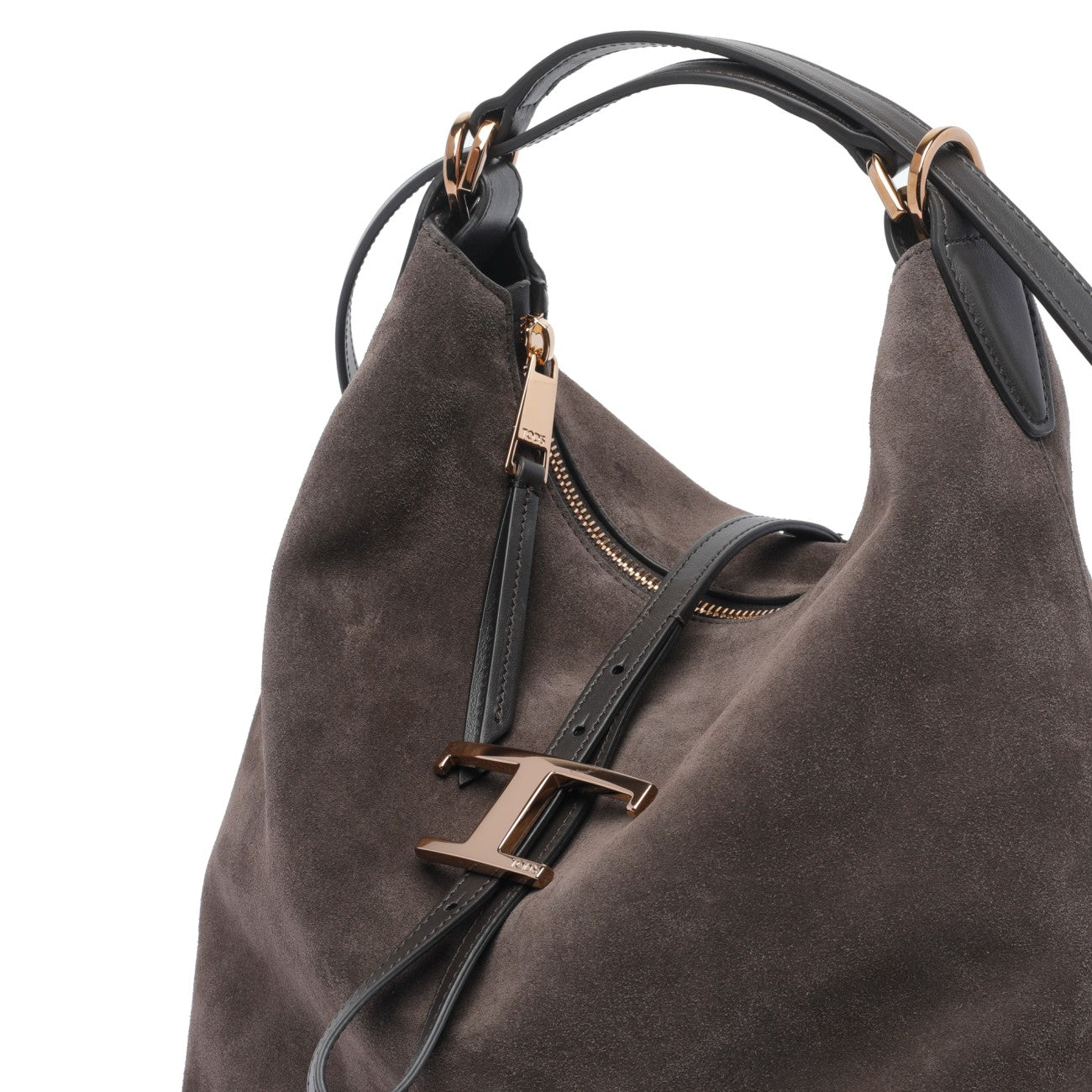 Tod's Tod's Women Small T Timeless Suede Shoulder Bag