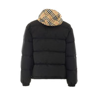 Burberry Burberry Men Snowdon Down Jacket With Checkerboard Ribbon