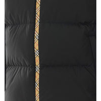 Burberry Burberry Men Snowdon Down Jacket With Checkerboard Ribbon