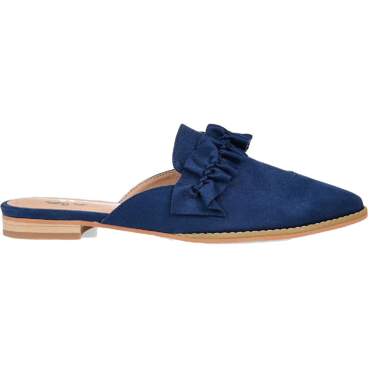 KESSIE Womens Embellished Man Made Loafer Mule