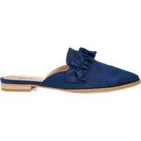 KESSIE Womens Embellished Man Made Loafer Mule