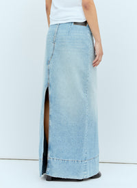 Sportmax Sportmax Women Backwards Denim Skirt