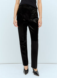 Sportmax Women Satin Tailored Pants