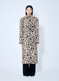 Sportmax Women Animal-Print Trench Coat