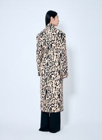 Sportmax Women Animal-Print Trench Coat