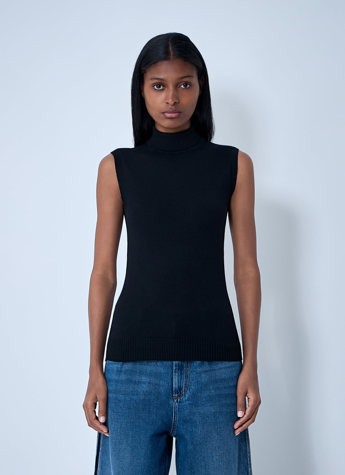 Sportmax Sportmax Women Wool Turtleneck Top