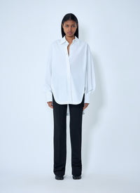 Sportmax Women Oversized Cotton Poplin Shirt