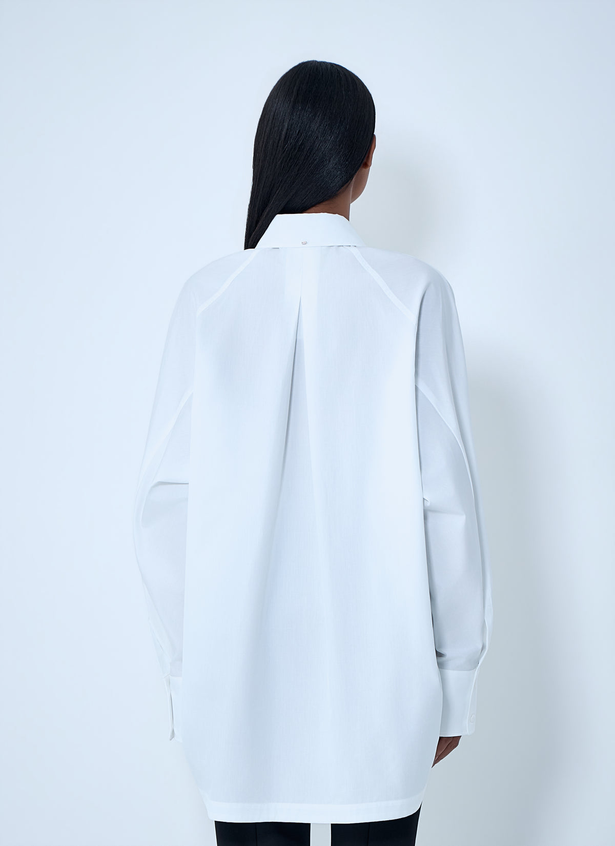 Sportmax Women Oversized Cotton Poplin Shirt