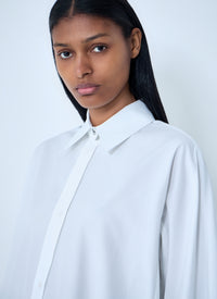 Sportmax Women Oversized Cotton Poplin Shirt