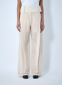 Sportmax Sportmax Women High Waist Wide-Leg Trousers