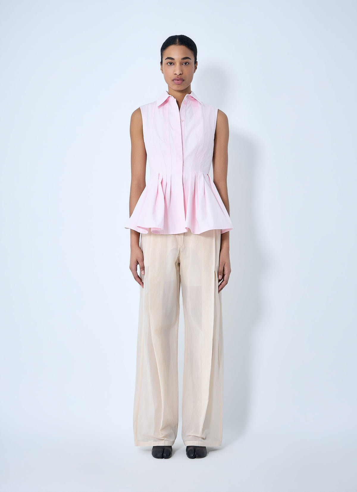 Sportmax Sportmax Women High Waist Wide-Leg Trousers