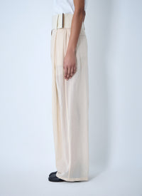 Sportmax Sportmax Women High Waist Wide-Leg Trousers