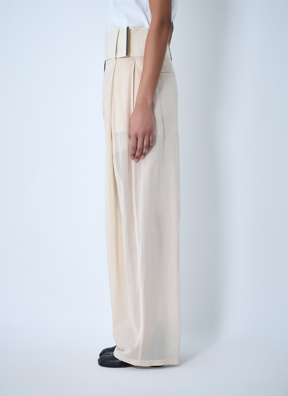 Sportmax Sportmax Women High Waist Wide-Leg Trousers