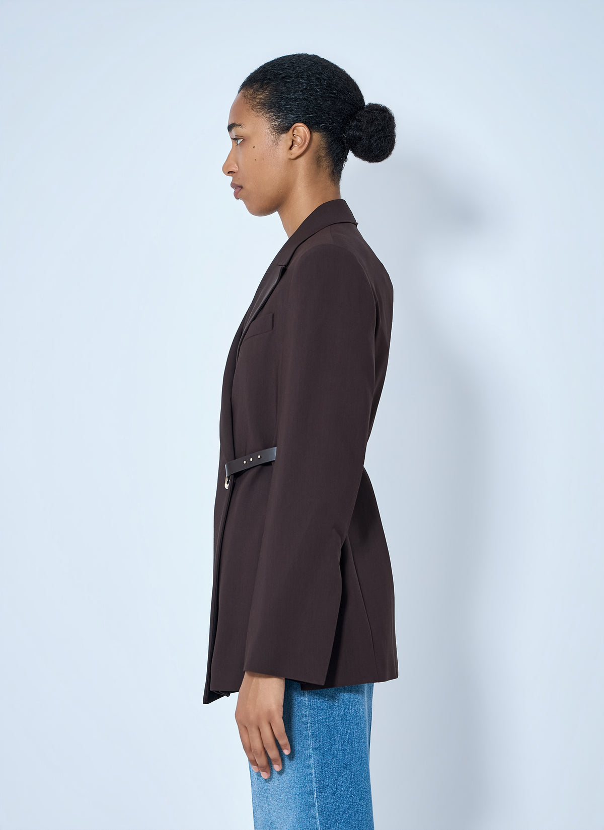 Sportmax Women Asymmetric Buckle Blazer