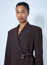 Sportmax Women Asymmetric Buckle Blazer