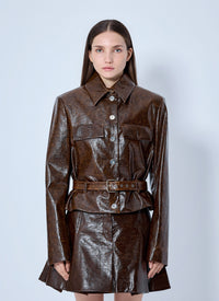 Sportmax Women Structured Coated Jacket